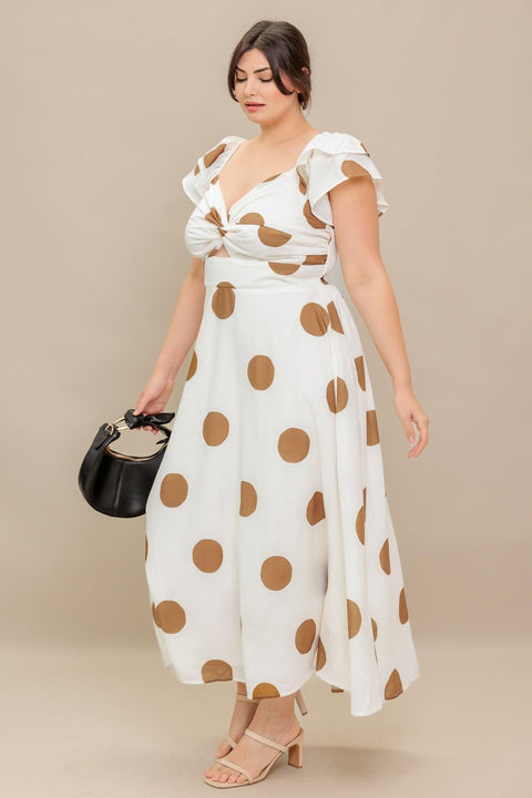 MOJITO MOOD WOVEN MIDI DRESS