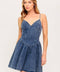 FOREVER FREE DENIM MINI DRESS