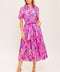 CELESTIAL SKIES WOVEN MIDI DRESS
