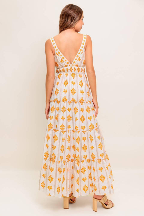 DAILY DELIGHT WOVEN MAXI DRESS