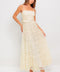 PARADISE AWAITS WOVEN LACE ANKLE DRESS