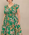 LUSH STILLNESS WOVEN MIDI DRESS