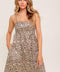 TOO SWEET LEOPARD WOVEN MINI DRESS