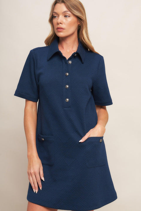 DOWNTOWN COOL KNIT MINI DRESS
