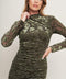 NIGHTSHADE GLAMOUR VELVET MIDI DRESS