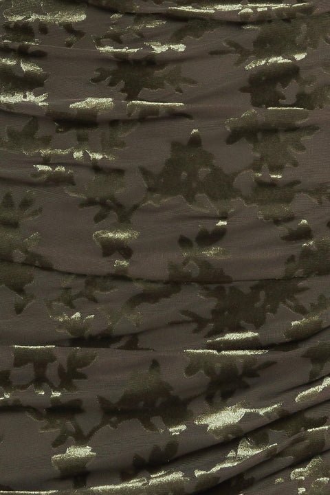 NIGHTSHADE GLAMOUR VELVET MIDI DRESS