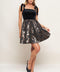 CELEBRATION NIGHT VELVET WOVEN MINI DRESS