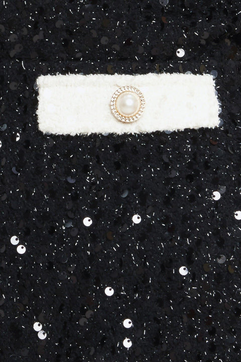 MIDNIGHT GLAM SEQUIN MINI DRESS