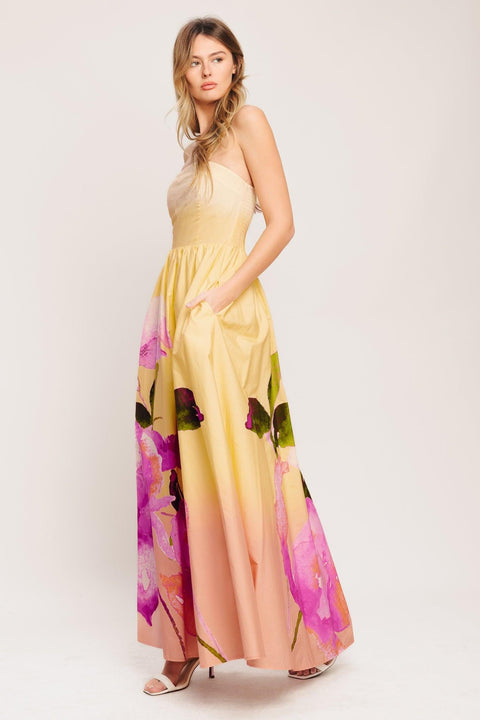 DREAMY OMBRE WOVEN MAXI DRESS