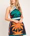 PARADISE POP WOVEN MINI DRESS