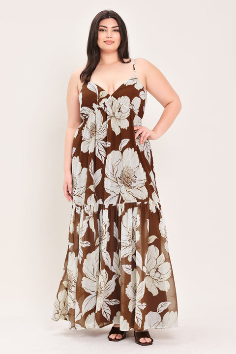 DESERT BLOOM WOVEN MAXI DRESS