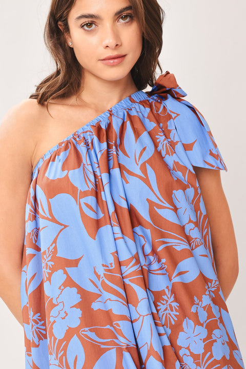LAGOON FLOW WOVEN MIDI DRESS