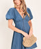 SOFT GIRL DENIM MINI DRESS