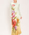 PASTEL BOTANIC SPLENDOR POWER MESH MAXI DRESS