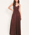 RAISIN RENDEZVOUS FAUX SUEDE MAXI DRESS