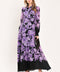 AMETHYST BLOOM SERENADE WOVEN MAXI DRESS