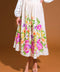 SAGAMORE CREEK LAND WOVEN MIDI SKIRT