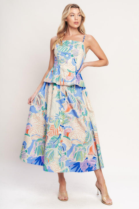 MADE FOR DAYDREAMS WOVEN FULL SKIRT