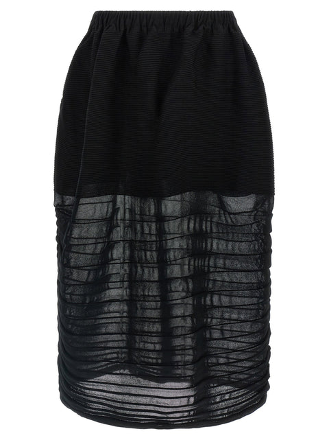Issey Miyake Moving Knit Skirt
