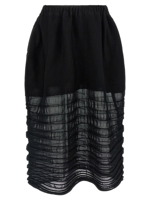 Issey Miyake Moving Knit Skirt