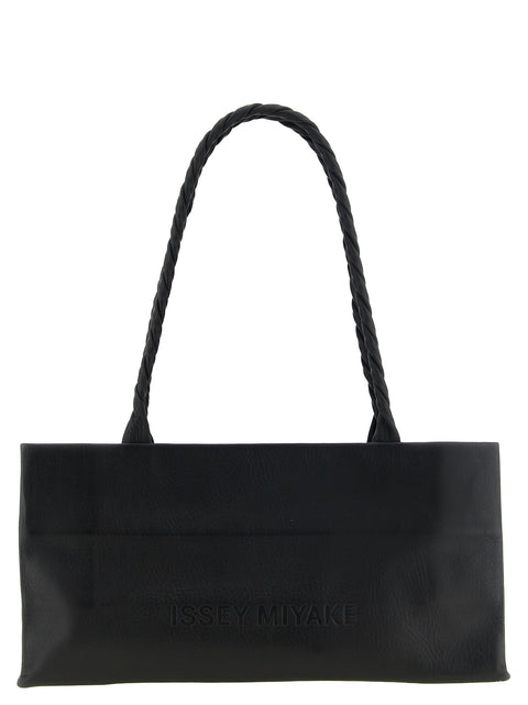 Issey Miyake Black Paper Bag Shoulder Bag