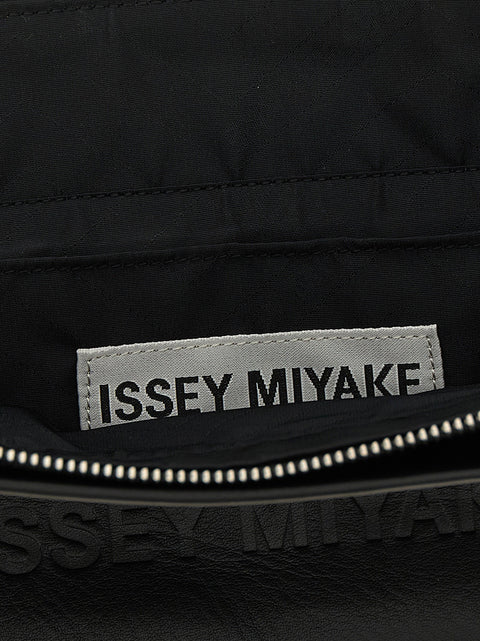 Issey Miyake Black Paper Bag Shoulder Bag