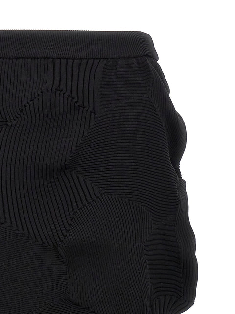 Issey Miyake Black Kone Kone Skirt
