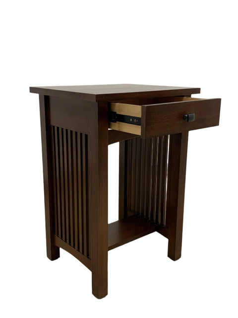 Mission 1 Drawer Spindle End Table (Pre-Order Micheal's Cherry Only)