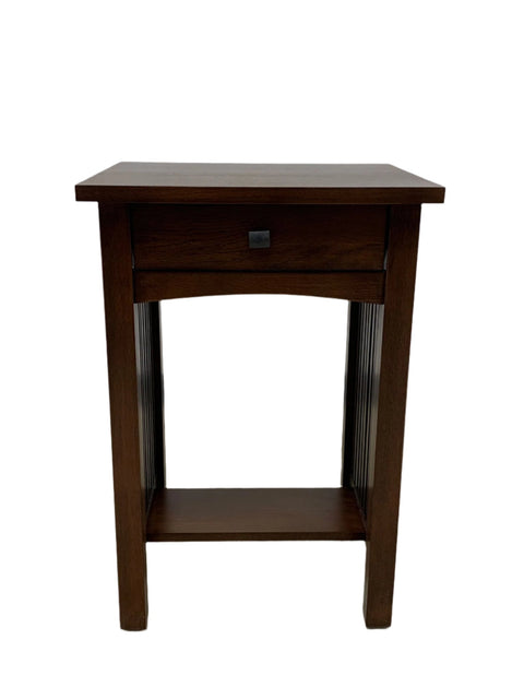Mission 1 Drawer Spindle End Table (Pre-Order Micheal's Cherry Only)