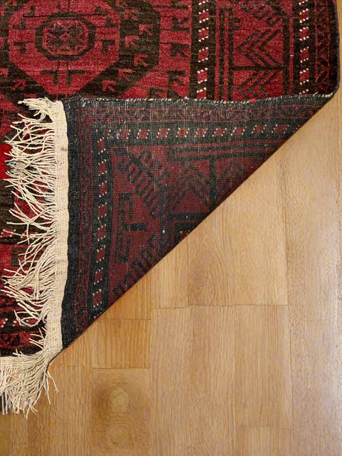 Terkaman Tribal Baluch Oriental Rug; 3' 5" x 7' (Y)