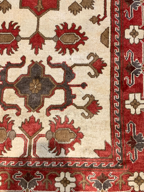 Terkaman Tribal Afghan Oriental Rug, size 3 ' 4" x 5' 8"