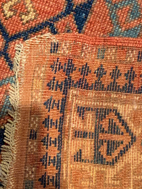 Antique Kazak Rug, circa 1910-1920. 4' x 6' 4" (B)