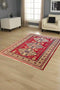 Hand-Knotted Vegetable Dye Kazak Rug from Pakistan, size 4' 7" x 6' 2"