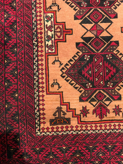 Terkaman Tribal Baluch Oriental Rug 3' 10" x 7' 9" (A)