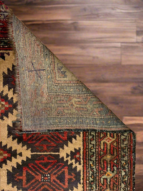 Terkaman Tribal Baluch Oriental Rug; 4" x 7" (A)