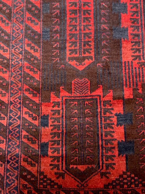Terkaman Tribal Baluch Oriental Rug SIze 3' 9" x 6" (A)