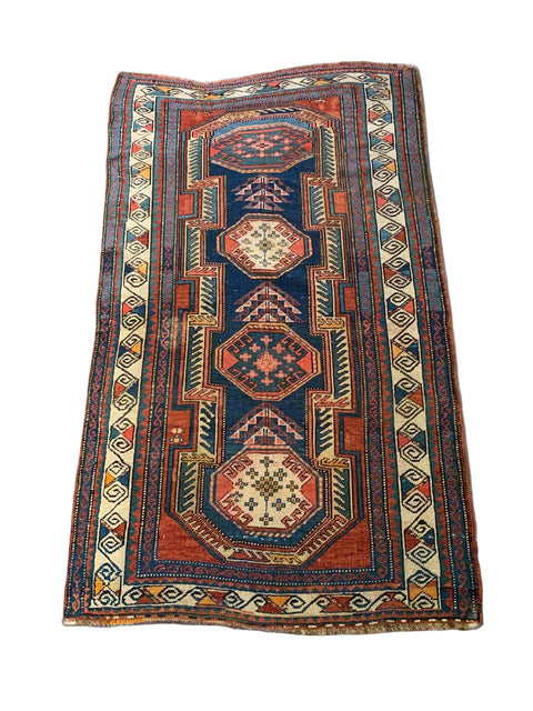 Timeless Beauty, Woven by Hand. Antique Persian Rug, size 3' 5" x 6' 2"(F)