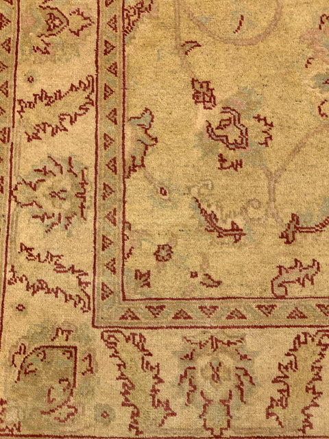 Hand-Knotted Sultanabad Vegetable-Dyed Wool Rug 4" x 6' 3" (Y)