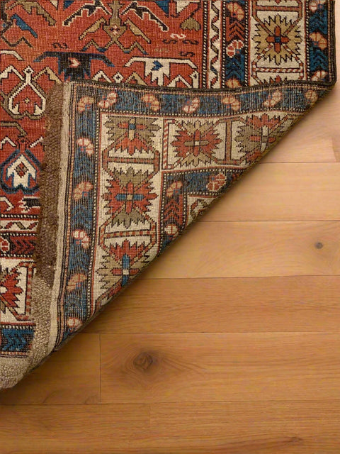Timeless Beauty, Woven by Hand. Antique Persian Rug, size 4" x 5' 4" (F)