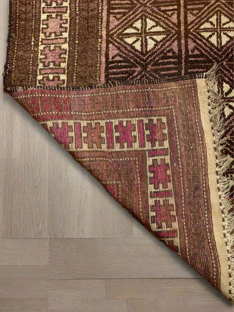 Terkaman Tribal Baluch Oriental Rug 4' 2" x 7' 3" (A)