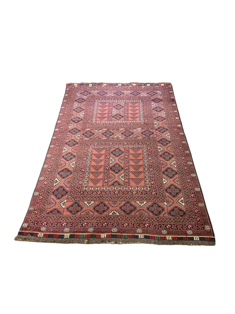 Terkaman Tribal Baluch Oriental Rug 3' 9" x 6"(A)