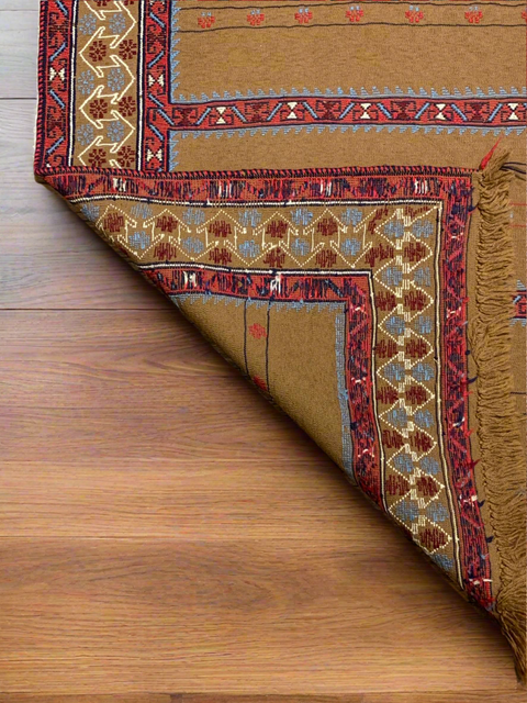 Afghan Kilim Handwoven flatweave Rug – size 4" x 6"