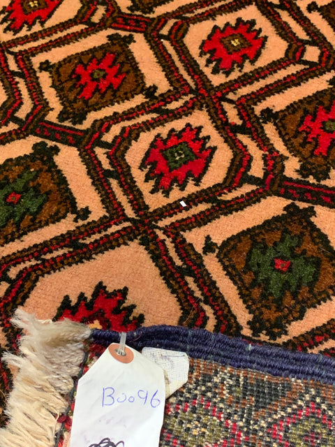 Terkaman Tribal Baluch Oriental Rug 3' 9" x 5' 10" (A)