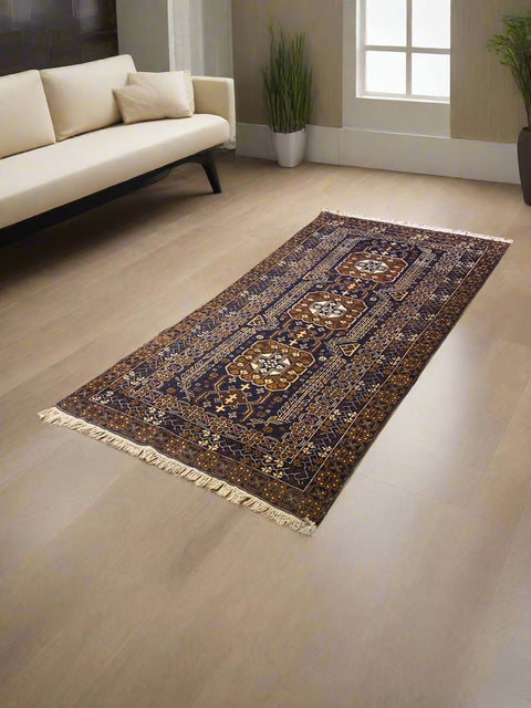 Terkaman Tribal Baluch Oriental Rug 3' 5" x 6' 10"(A)