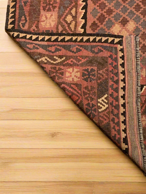 Afghan Kilim Handwoven flatweave Rug – size 4' 3" x 6' 4"