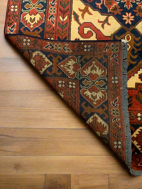 Terkaman Tribal Afghan Oriental Rug, size 4" x 6' 8"