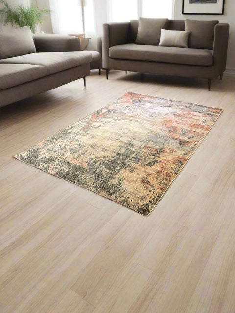 Persian-Inspired. Modern Defined. Turkish Made Rug, size 5" x 7' 7"