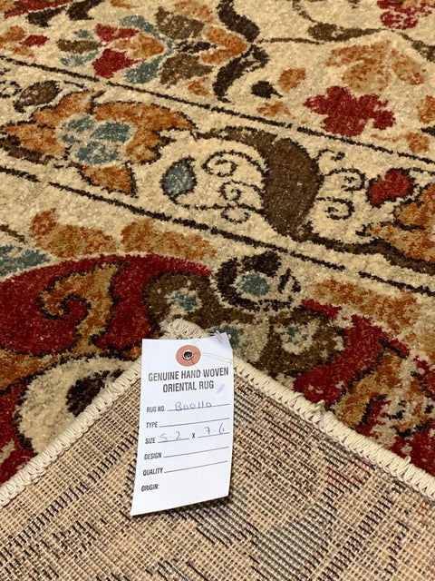 Persian-Inspired. Modern Defined. Turkish Made Rug, size 5' 2" x 7' 6"