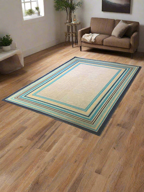 Persian-Inspired. Modern Defined. Turkish Made Rug, size 5' 3" x 7' 7"