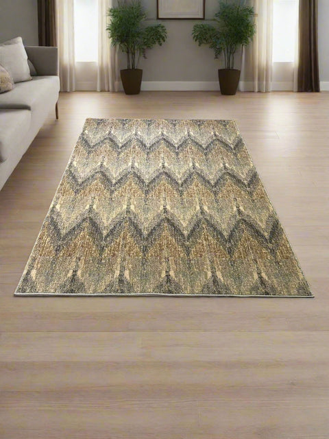 Persian-Inspired. Modern Defined. Turkish Made Rug, size 5' 2" x 7' 7"